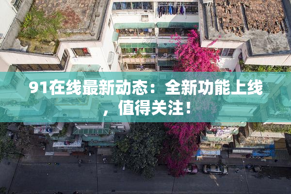 91在线最新动态：全新功能上线，值得关注！