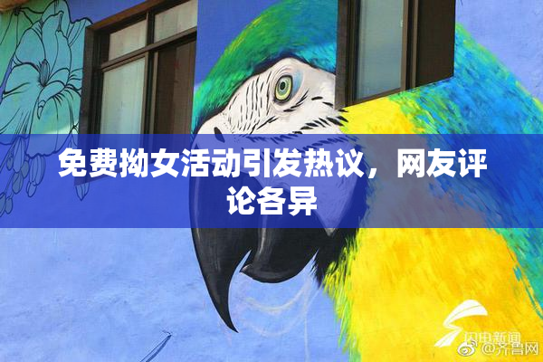 免费拗女活动引发热议，网友评论各异