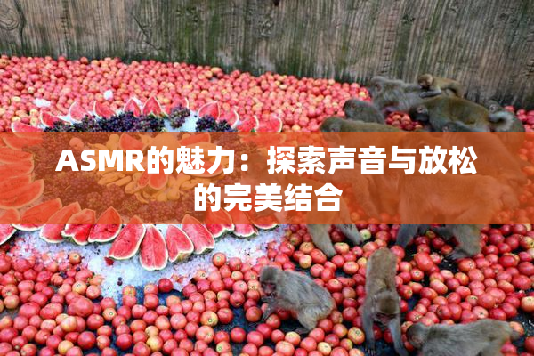 ASMR的魅力：探索声音与放松的完美结合