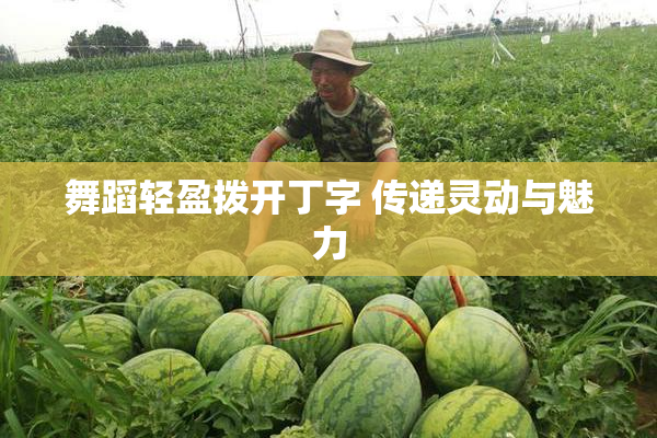 舞蹈轻盈拨开丁字 传递灵动与魅力