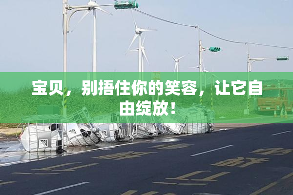 宝贝，别捂住你的笑容，让它自由绽放！