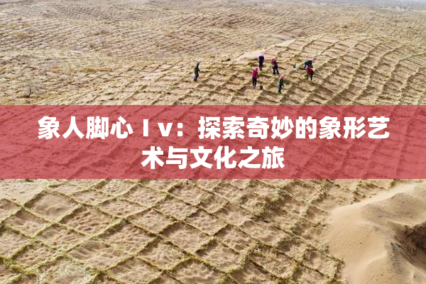 象人脚心Ⅰv：探索奇妙的象形艺术与文化之旅