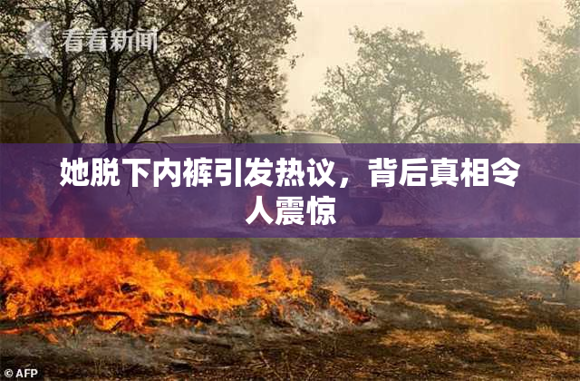 她脱下内裤引发热议，背后真相令人震惊
