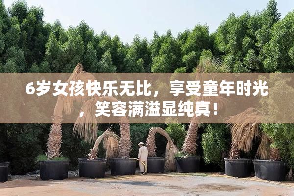 6岁女孩快乐无比，享受童年时光，笑容满溢显纯真！