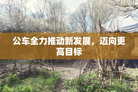 公车全力推动新发展，迈向更高目标
