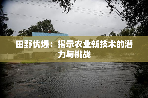 田野优爆：揭示农业新技术的潜力与挑战