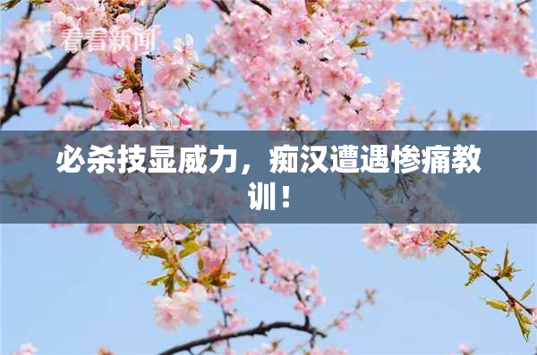 必杀技显威力，痴汉遭遇惨痛教训！