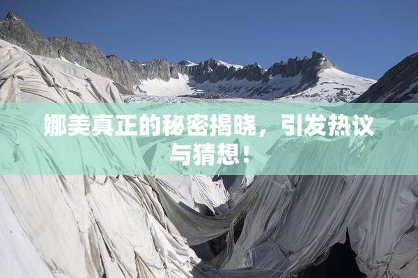 娜美真正的秘密揭晓，引发热议与猜想！