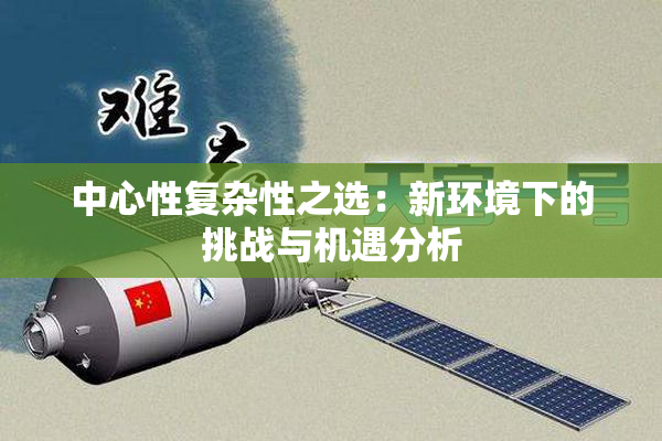 中心性复杂性之选：新环境下的挑战与机遇分析