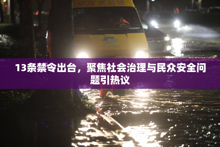 13条禁令出台，聚焦社会治理与民众安全问题引热议
