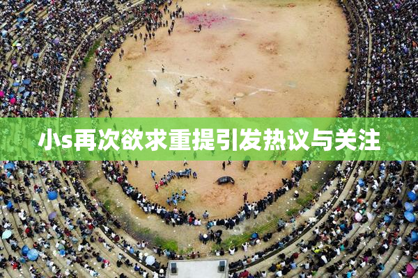 小s再次欲求重提引发热议与关注