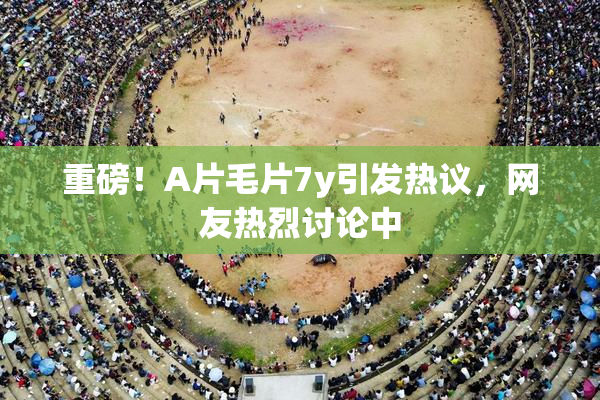 重磅！A片毛片7y引发热议，网友热烈讨论中
