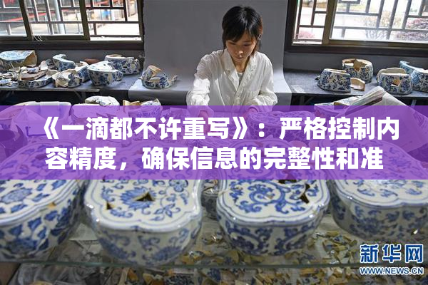 《一滴都不许重写》：严格控制内容精度，确保信息的完整性和准确性。