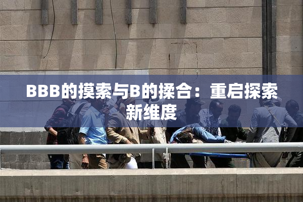 BBB的摸索与B的揉合：重启探索新维度