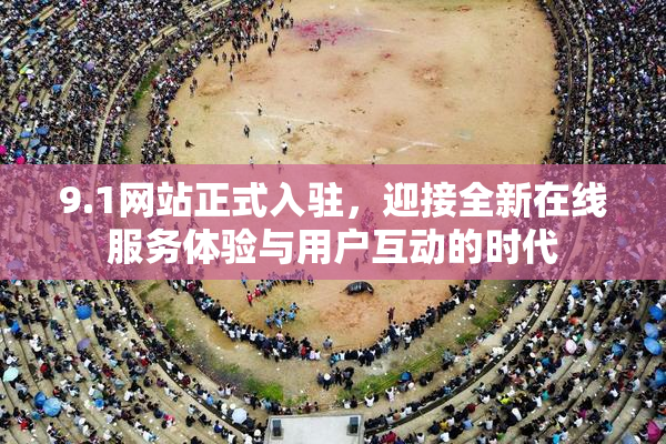 9.1网站正式入驻，迎接全新在线服务体验与用户互动的时代