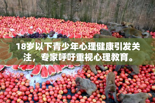 18岁以下青少年心理健康引发关注，专家呼吁重视心理教育。