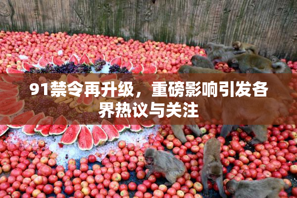 91禁令再升级，重磅影响引发各界热议与关注
