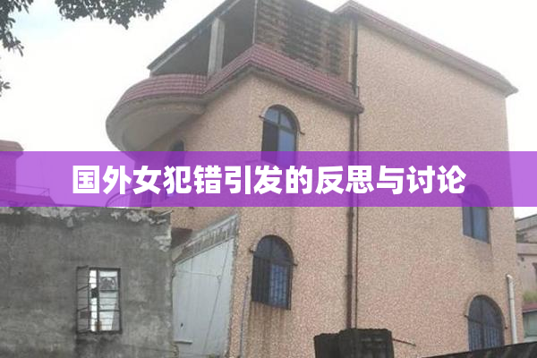 国外女犯错引发的反思与讨论