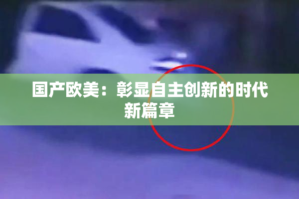 国产欧美：彰显自主创新的时代新篇章