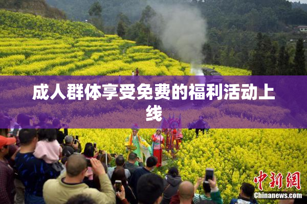 成人群体享受免费的福利活动上线