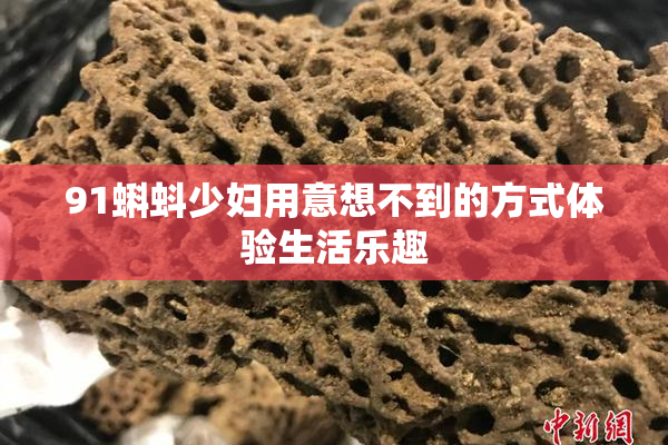 91蝌蚪少妇用意想不到的方式体验生活乐趣