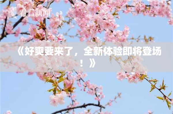 《好爽要来了，全新体验即将登场！》