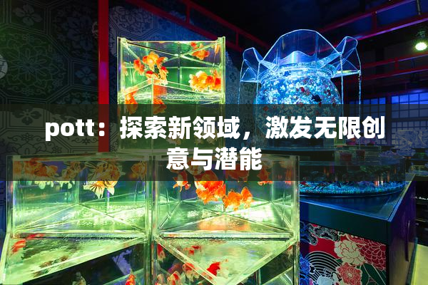 pott：探索新领域，激发无限创意与潜能
