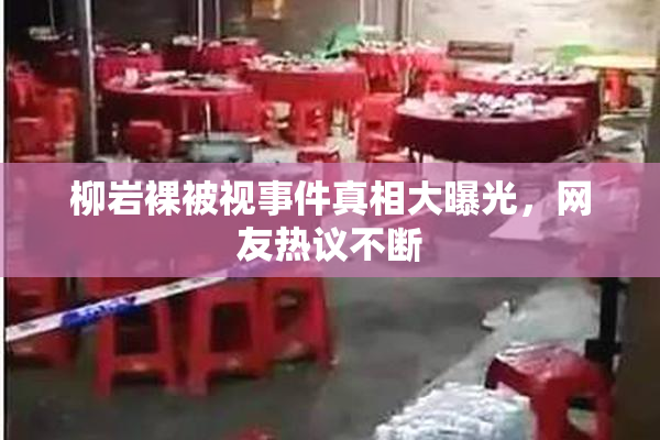 柳岩裸被视事件真相大曝光，网友热议不断