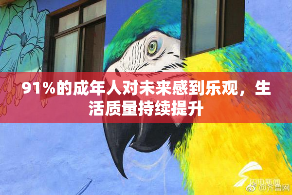 91%的成年人对未来感到乐观，生活质量持续提升