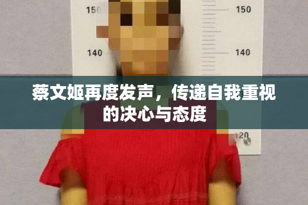 蔡文姬再度发声，传递自我重视的决心与态度