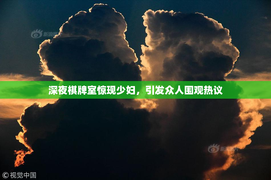 深夜棋牌室惊现少妇，引发众人围观热议
