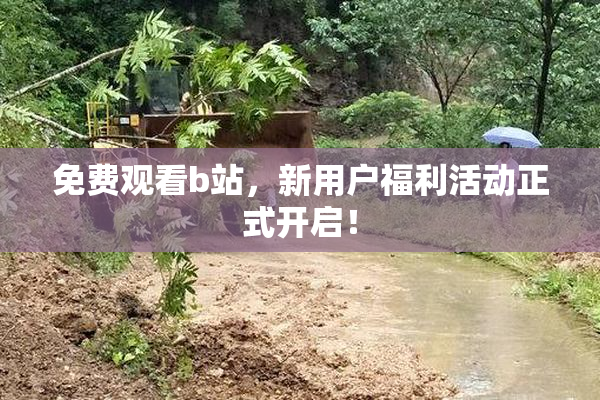 免费观看b站，新用户福利活动正式开启！