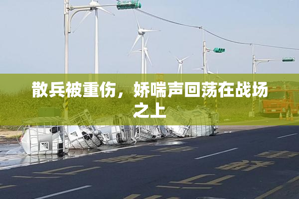 散兵被重伤，娇喘声回荡在战场之上
