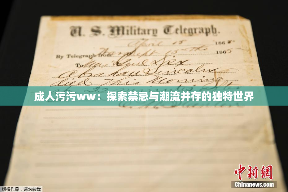 成人污污ww：探索禁忌与潮流并存的独特世界