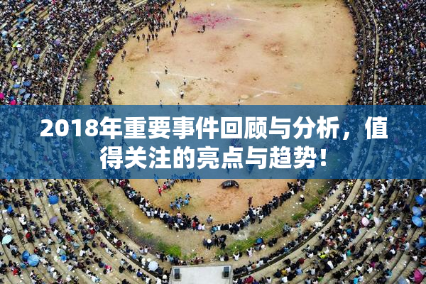 2018年重要事件回顾与分析，值得关注的亮点与趋势！