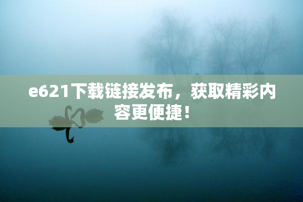 e621下载链接发布，获取精彩内容更便捷！