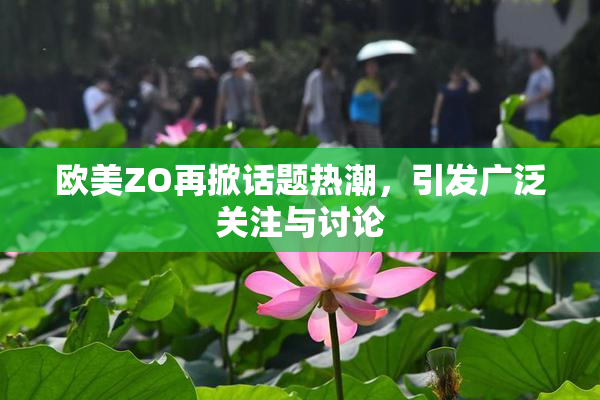 欧美ZO再掀话题热潮，引发广泛关注与讨论