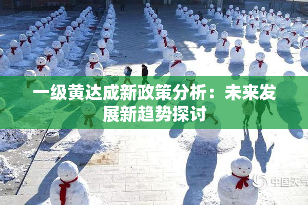 一级黄达成新政策分析：未来发展新趋势探讨