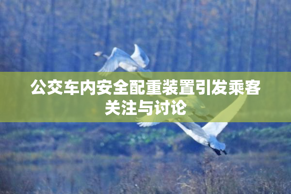 公交车内安全配重装置引发乘客关注与讨论