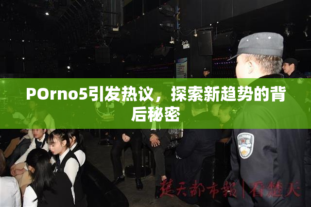 POrno5引发热议，探索新趋势的背后秘密