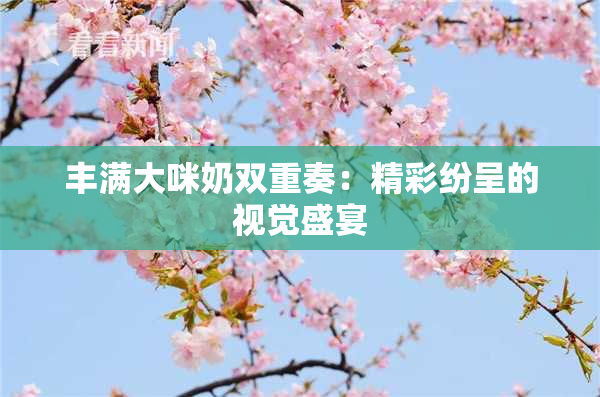 丰满大咪奶双重奏：精彩纷呈的视觉盛宴
