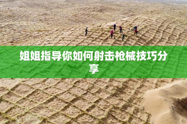 姐姐指导你如何射击枪械技巧分享