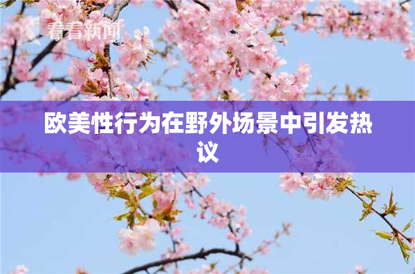 欧美性行为在野外场景中引发热议