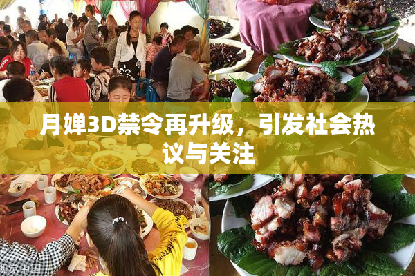 月婵3D禁令再升级，引发社会热议与关注