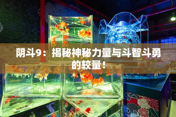 阴斗9：揭秘神秘力量与斗智斗勇的较量！