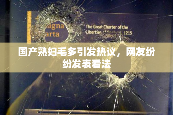 国产熟妇毛多引发热议，网友纷纷发表看法