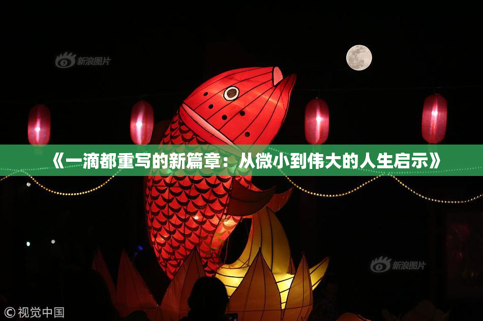 《一滴都重写的新篇章：从微小到伟大的人生启示》