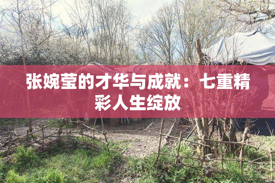 张婉莹的才华与成就：七重精彩人生绽放