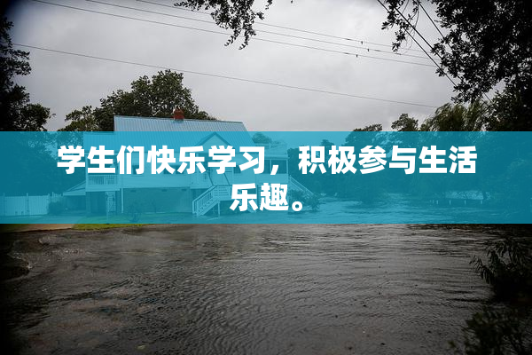 学生们快乐学习，积极参与生活乐趣。