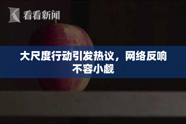 大尺度行动引发热议，网络反响不容小觑